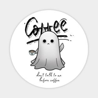 Coffee Ghost Magnet